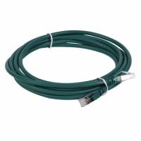 Патч-корд RJ 45 кат. 6 F/UTP LSZH экранированный 3 м зеленый. Legrand