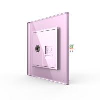 Розетка Livolo ТВ/КОМП RJ-45 Розовая