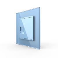 Розетка Livolo КОМП RJ-45 Синяя