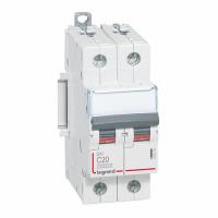 Автоматический выключатель DX3 10000 16kA 20A 2П тип С. Legrand