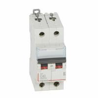 Автоматический выключатель DX3 6000 10kA 40A 2П тип С. Legrand
