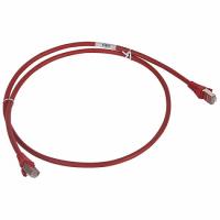 Патч-корд RJ 45 кат. 6 F/UTP LSZH экранированный 5 м красный. Legrand