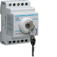 Переключатель с ключом 10A,400V, 2-пол., 3М