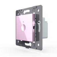 Одноклавишный сенсорный выключатель Livolo Module, цвет розовый (механизм)