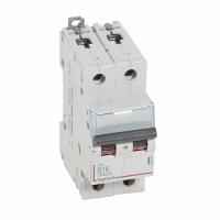 Автоматический выключатель DX3 6000 10kA 16A 2П тип В. Legrand