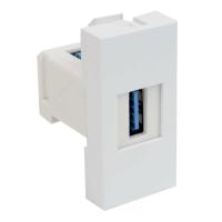 Модульная USB-розетка QD 45X22.5-USB QUADRO (HB) QD 45X22.5-USB_HB