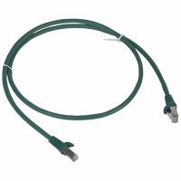 Патч-корд RJ 45 кат. 6 F/UTP LSZH экранированный 1 м зеленый. Legrand