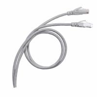 Патч-корд F/UTP кат. 5е PVC 2м серый. Legrand