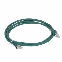 Патч-корд RJ 45 кат. 6 U/UTP LSZH неэкранированный 2 м зеленый. Legrand