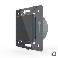 Сенсорный выключатель с таймером 1 клавиша LIVOLO Quadro VL-Q701T (механизм)