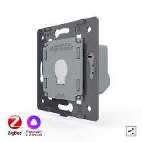 Одноклавишный проходной сенсорный выключатель Livolo ZigBee (механизм) VL-FC1SZ-2G