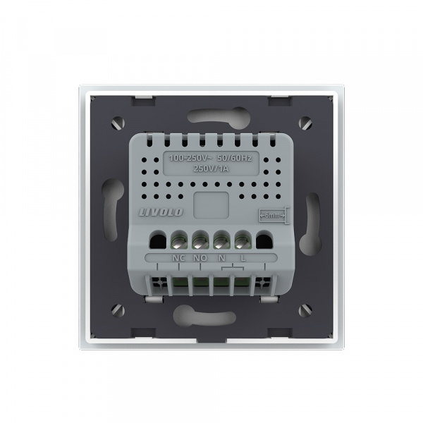 Розетка электрическая + USB type-C с блоком питания 18W Livolo 1 пост Белая VL-C7CTF16A.UC18W-2WP