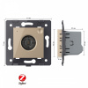 Датчик шума и освещенности ZigBee Livolo, цвет золотой (механизм) VL-FCJZ-2AP
