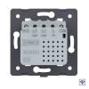 Двухклавишный сенсорный выключатель Livolo Module с функцией радиоуправления, цвет черный (механизм)