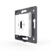 Розетка 1 пост HDMI 2.0 Livolo, цвет белый (механизм) VL-FCHD-2WP