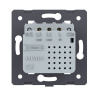 Двухклавишный сенсорный выключатель Livolo Module, цвет черный (механизм)