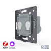 Двухклавишный проходной сенсорный диммер Livolo ZigBee (механизм) VL-FC2SD2Z-2G