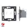 Двухклавишный сенсорный выключатель Livolo ZigBee Module, цвет белый (механизм)