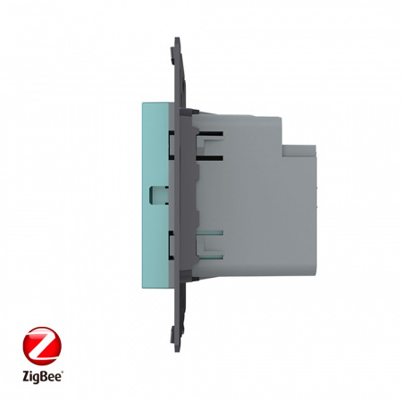 Одноклавишный сенсорный выключатель Livolo ZigBee Module, цвет зеленый (механизм)