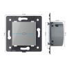 Выключатель LIVOLO Quadro 1 клавиша Серый (механизм)
