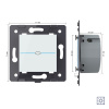 Выключатель LIVOLO Quadro 1 клавиша сухой контакт Белый (механизм)