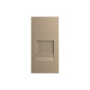 Розетка компьютерная LIVOLO RJ-45 золотая BB-C7-1C-13 (механизм)