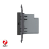 Одноклавишный сенсорный выключатель Livolo ZigBee Module, цвет черный (механизм)