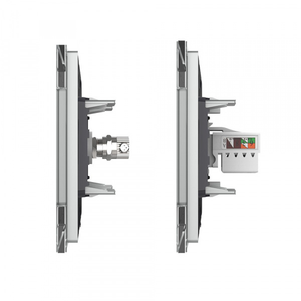 Розетка ТВ-Компьютер LIVOLO серая VL-C791VC-15