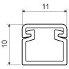 Кабельные каналы LV 11X10_P2