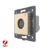 Датчик шума и освещенности ZigBee Livolo, цвет золотой (механизм) VL-FCJZ-2AP