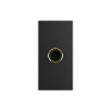 Розетка стерео аудио LIVOLO TRS 6.3 jack черная BB-C7-1M1-12 (механизм)