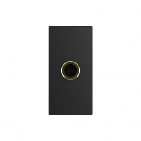Розетка стерео аудио LIVOLO TRS 6.3 jack черная BB-C7-1M1-12 (механизм)