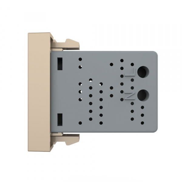 Розетка USB LIVOLO с блоком питания золотая BB-C7-1USB-13 (механизм)