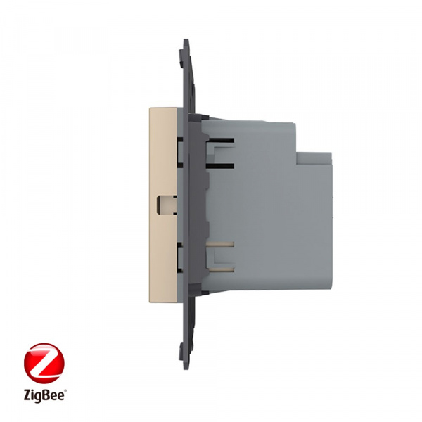 Одноклавишный сенсорный выключатель Livolo ZigBee Module, цвет золотой (механизм)