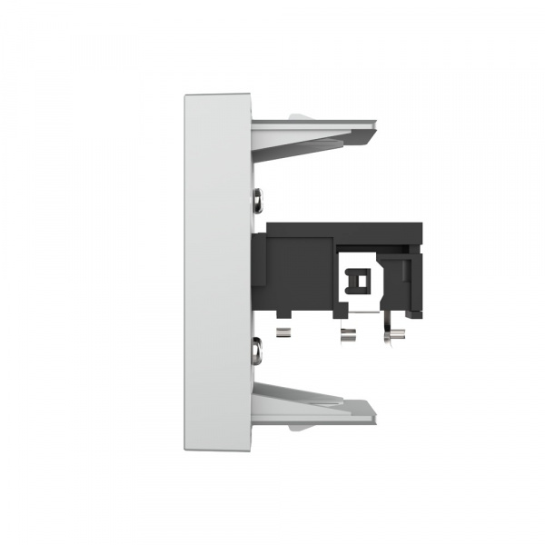 Розетка стерео аудио LIVOLO TRS 6.3 jack серая BB-C7-1M1-15 (механизм)