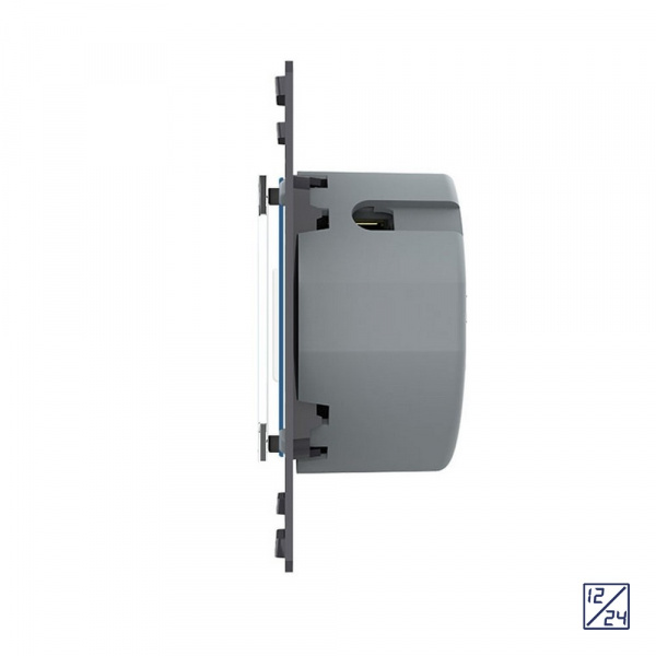 Выключатель LIVOLO Quadro 2 клавиши 12/24В Белый (механизм)