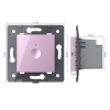 Одноклавишный сенсорный выключатель Livolo Module, цвет розовый (механизм)