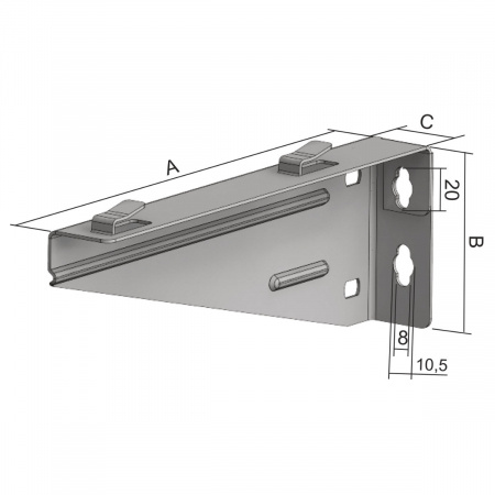 Настенный кронштейн DZDS 400/B_S