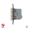 Одноклавишный проходной сенсорный диммер Livolo ZigBee, цвет золотой (механизм) VL-FC1SDZ-2AP