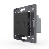 Двухклавишный сенсорный выключатель Livolo Module, цвет черный (механизм)