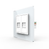 Розетка компьютерная двойная LIVOLO RJ-45 белая VL-C792C-11