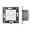 Выключатель LIVOLO Quadro 2 клавиши Белый (механизм)
