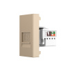 Розетка компьютерная LIVOLO RJ-45 золотая BB-C7-1C-13 (механизм)