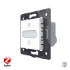 Одноклавишный проходной сенсорный диммер Livolo ZigBee, цвет белый (механизм) VL-FC1SDZ-2WP