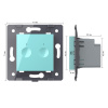 Двухклавишный сенсорный выключатель Livolo Module, цвет зеленый (механизм)