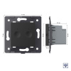 Двухклавишный сенсорный выключатель Livolo Module с функцией радиоуправления, цвет черный (механизм)