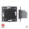 Одноклавишный проходной сенсорный выключатель Livolo ZigBee Module, цвет черный (механизм)