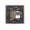 Телефонная розетка LIVOLO золотая VL-C791T-13