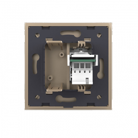 Телефонная розетка LIVOLO золотая VL-C791T-13