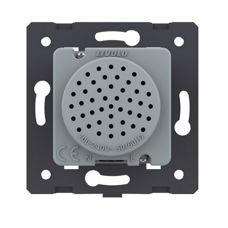 Bluetooth 5.0 колонка Livolo, цвет серый (механизм) VL-FCF-2IP